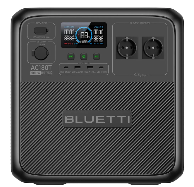 Портативна зарядна станція 1433Wh Bluetti AC180T